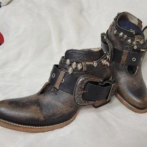 FREEBIRD SALOON BLACK LEATHER BOOT
